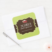 Boulangerie Cupcake Stickers Emballage (Enveloppe)