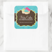 Boulangerie Cupcake Stickers Emballage (Sac)