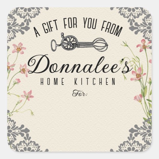 Boulangerie de beatère d'oeuf vintage étiquette ca (Devant)