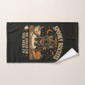 Boulangerie de biscuits effrayants Black Cat Hallo (Serviette à main)