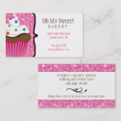 Boulangerie de gâteau : Carte de visite (Devant / Derrière)