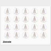 Boulangerie de mariage doux Stickers (Feuille)