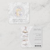 Boulangerie de mélange de gâteau Carte de visite g (Devant / Derrière)