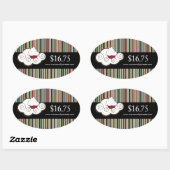 Boulangerie décorative Prix étiquette Stickers (Feuille)