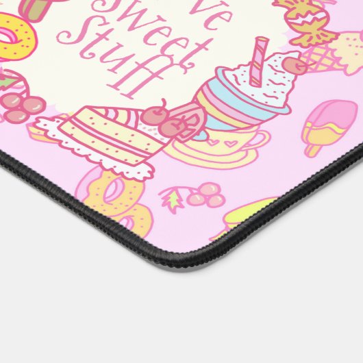 Boulangerie douce et boissons rose (Coin)