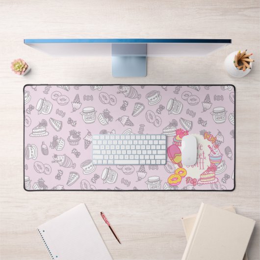 Boulangerie douce et boissons rose (Bureau 1)