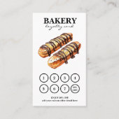 Boulangerie Gâteaux Code QR Carte de fidélité (Devant)