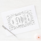 Boulangerie Maison Blanche Simple Étiquette de la  (Enveloppe)