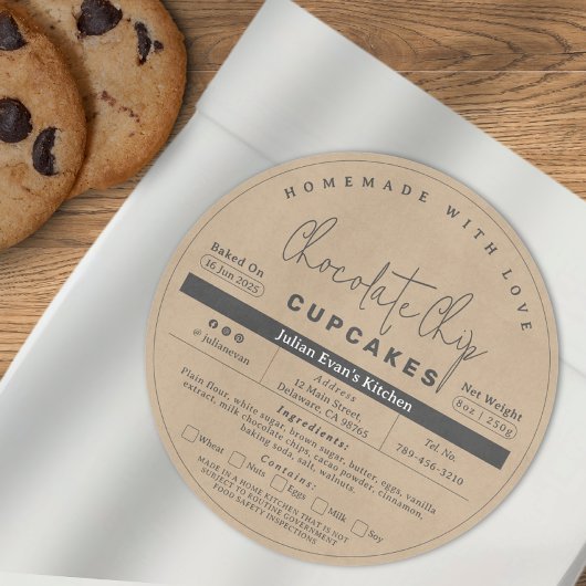 Boulangerie maison rustique Cottage Étiquette de l