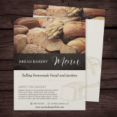 Boulangerie Menu Brochure Flyer Modèle