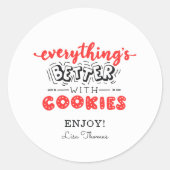 Boulangerie moderne classique Sticker Étiquette ma (Devant)