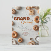 Boulangerie modifiable Grand Invitation d'ouvertur (Debout devant)