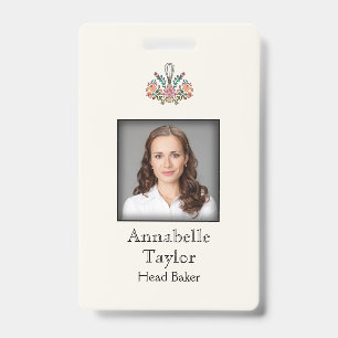 Boulangerie Nom Badge