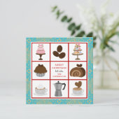 Boulangerie ou Café Affaires Cartes de Noël (Debout devant)