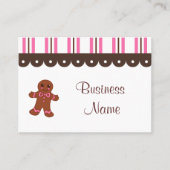 boulangerie pain d'épices Cartes de visite (Devant)