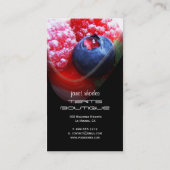 Boulangerie, pâtisserie carte de visite modèle (Dos)