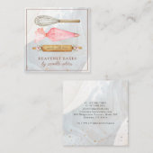 boulangerie pâtisserie Chef Baker's Tools Carte de (Devant / Derrière)