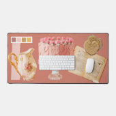 Boulangerie Rose Feminine Cute Collage Média Mixte (Clavier et souris)