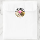 Boulangerie Stickers Cupcake Floral Caramel rose (Sac)