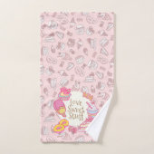 Boulangerie sucrée et Pêche à la boisson (Serviette à main)