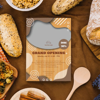 Boulangerie sur mesure Grand Invitation d'ouvertur