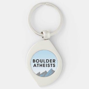 Boulder Atheïsten Logo Metalen Sleutelhanger