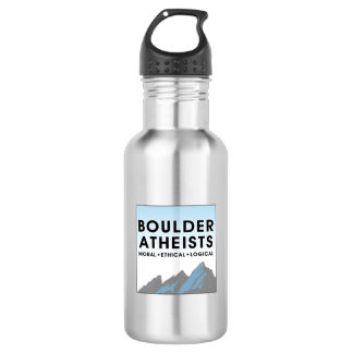 Boulder Atheïsten Logo RVS Waterfles