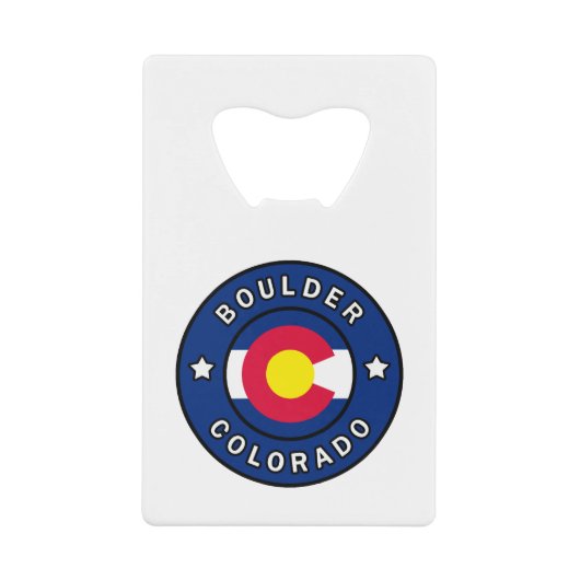 Boulder Colorado (Devant)