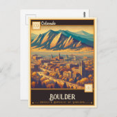 Boulder, Colorado |  Briefkaart (Voorkant / Achterkant)
