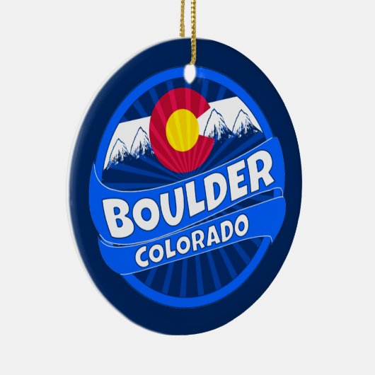 Boulder Colorado burst ornament (Rechts)