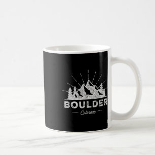 Boulder Colorado Co T-Shirt Vintage Wandelen Retro Koffiemok