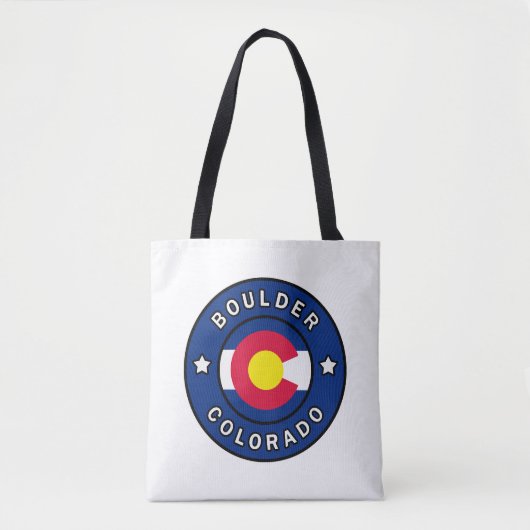 Boulder Colorado Draagtas (Voorkant)