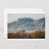 Boulder Colorado Flatirons Country Herfst Uitzicht Briefkaart (Voorkant / Achterkant)