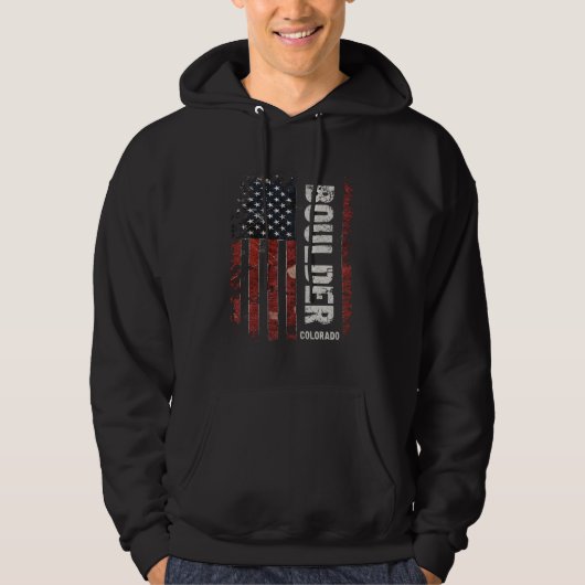 Boulder Colorado Hoodie (Voorkant)