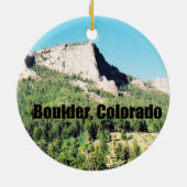 Boulder, Colorado Keramisch Ornament (Achterkant)