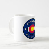 Boulder Colorado Koffiemok (Voorkant links)