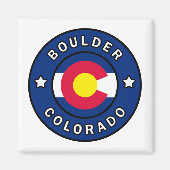 Boulder Colorado Magneet (Voorkant)