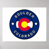 Boulder Colorado Poster (Voorkant)