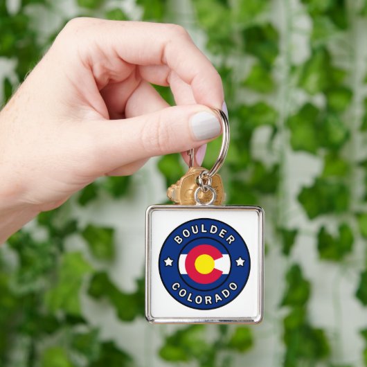 Boulder Colorado Sleutelhanger (Hand)
