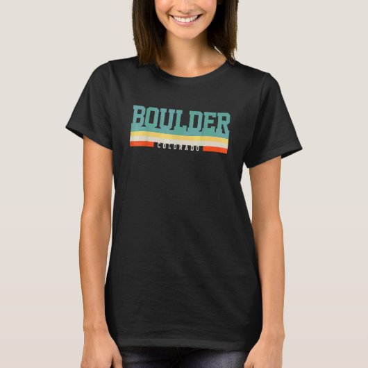 Boulder Colorado T-shirt (Voorkant)
