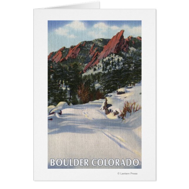Boulder, Colorado - Vlamingen in de winter (Voorkant)