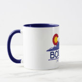 Boulder Colorado wood mountains mug (Gauche)