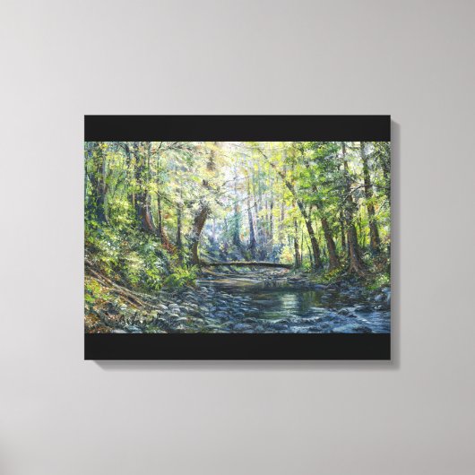 "Boulder Creek" Canvas Afdruk (Voorkant)