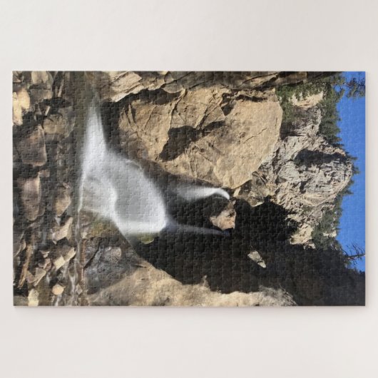 Boulder Herfsten Majestic Waterfall Legpuzzel (Horizontaal)