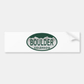 Boulder licence oval bumpersticker (Voorkant)