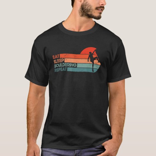 Boulder Mountainer Rock Mountain T-shirt (Voorkant)