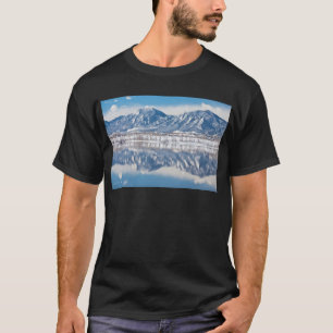 Boulder Reservoir Flatirons Reflectie Boulder Co. T-shirt