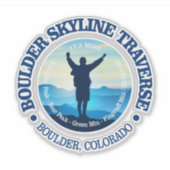Boulder Skyline Traverse (V) Sticker (Voorkant)