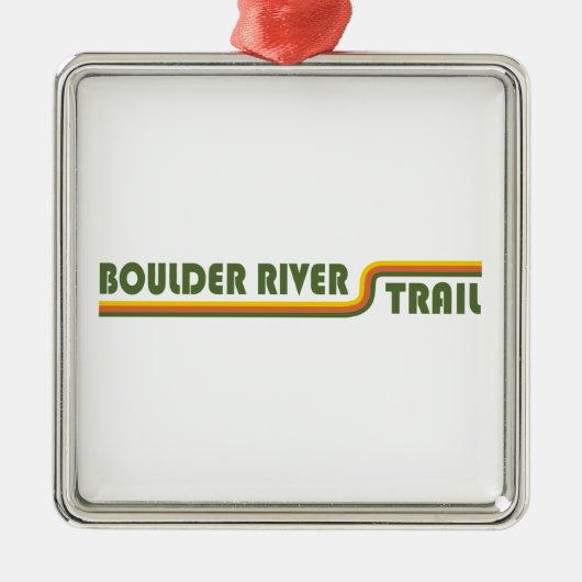 Boulder Trail Washington Metalen Ornament (Voorkant)