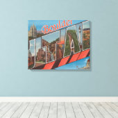 Boulder, UtahLarge Letter ScenesBoulder, UT Canvas Afdruk (Insitu (Houten vloer))